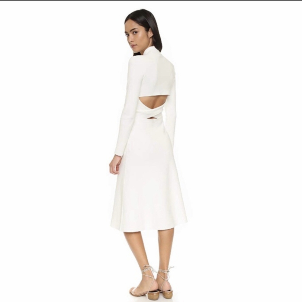 SOLD ➳ A.L.C. White Knit “Marcia Dress” - Picture 4 of 6